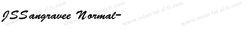 JSSangravee Normal字体转换